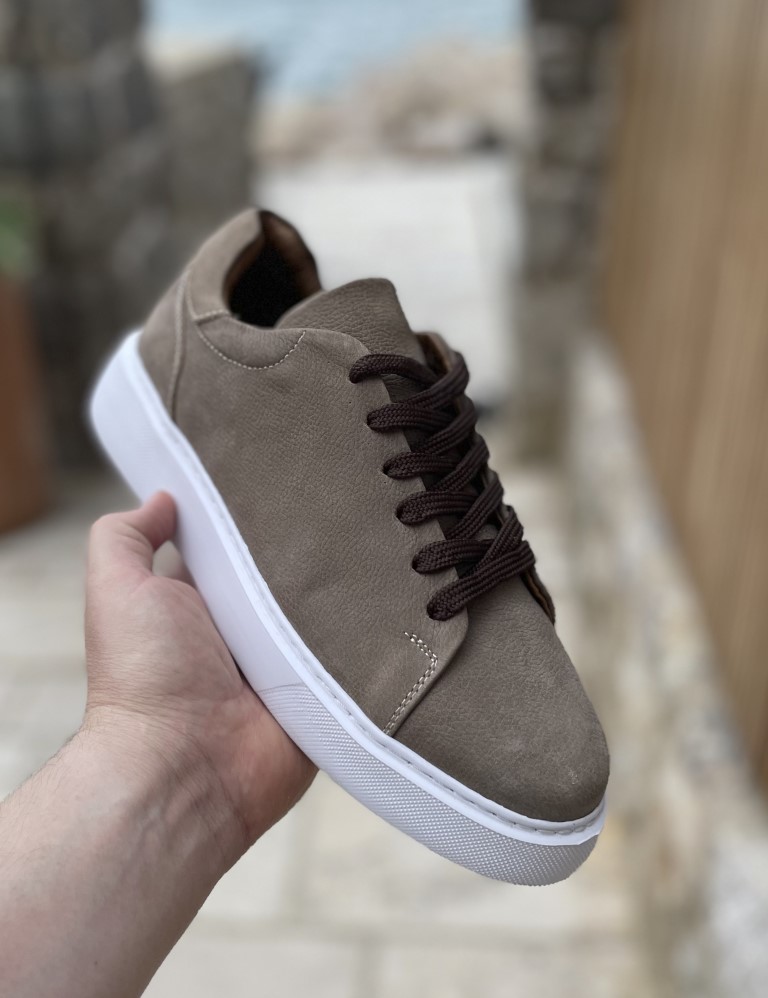 Ανδρικά πούρο δερμάτινα casual sneakers HG175544P φωτογραφία